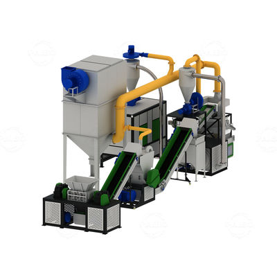 Máquina de reciclagem de sacos de embalagens alimentares de bolhas de plástico e alumínio para reciclagem de energia