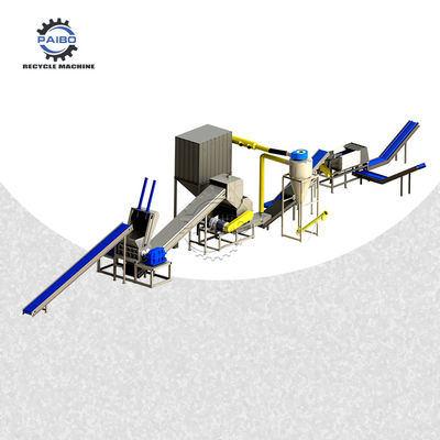 Instalação de desmontagem de resíduos frigoríficos de 600 kg/h para reciclagem de aparelhos domésticos ecológicos